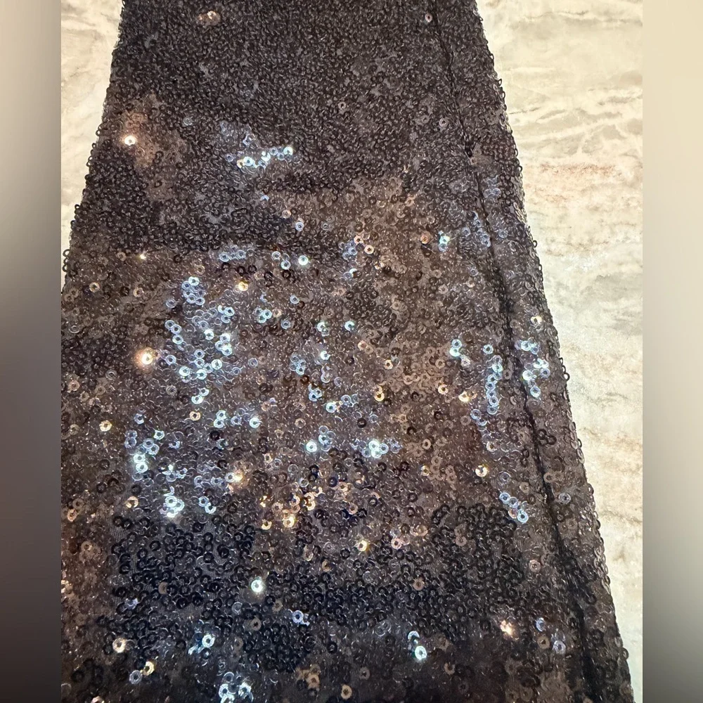NWT Forever 21 Black Sequin Pants Women’s XS Party Night Out